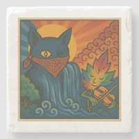 Krazy Kat Sunflower coaster