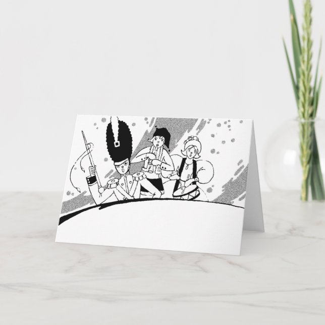 Krazy Snowdrift Drum Major & Krew Card (Front)
