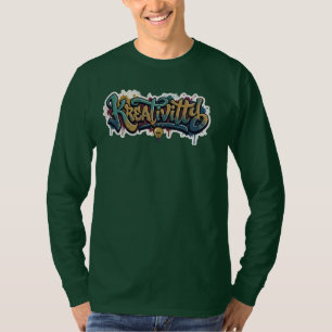 Kreativitty Graffiti Street Art Urban Long Sleeve T-Shirt