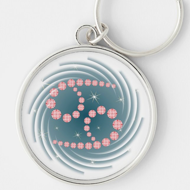 Krebs 22. Juni bis 22. Juli Schlüsselanhänger Key Ring (Front)