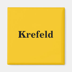 Krefeld Magnet Schild