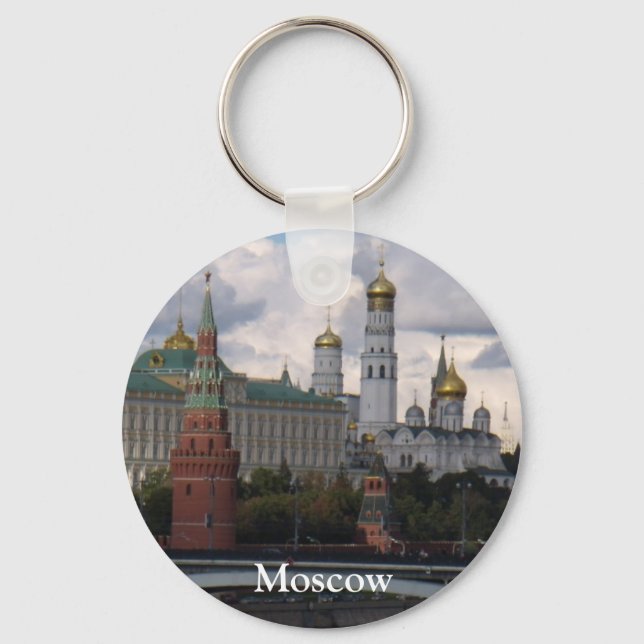 Kremlin in Moscow, Russia keychain (Front)