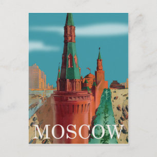 Kremlin, Moscow, areal view Postcard