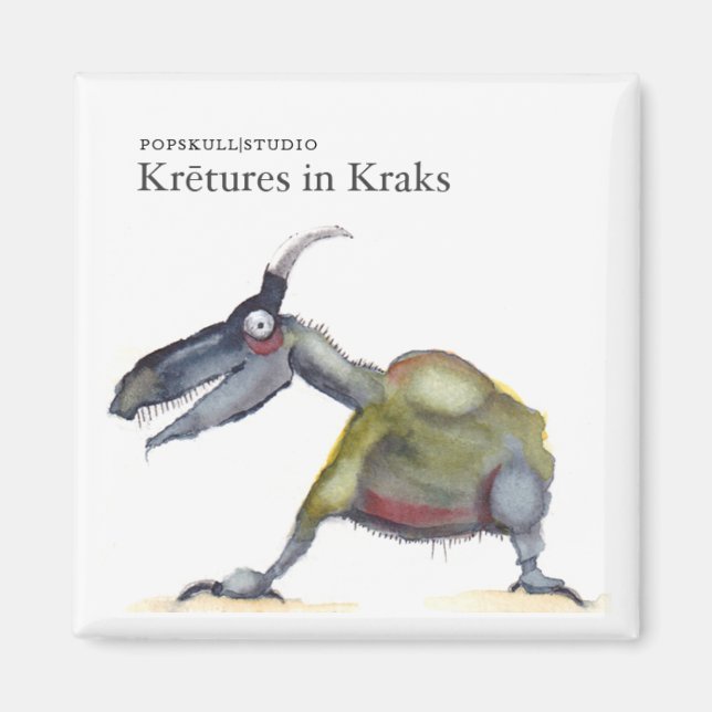 Kretures in Kraks magnet... Magnet (Front)