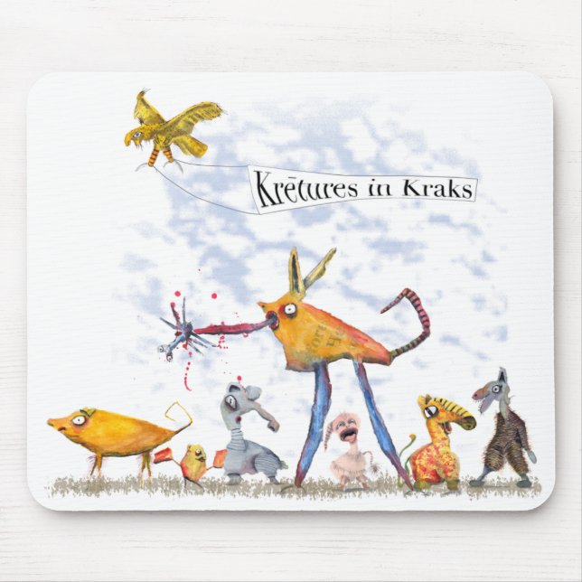 Kretures in Kraks mousepad... Mouse Pad (Front)