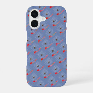 Kreuzspinne im Netz iPhone Hüllen 16 Case