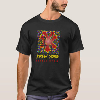 KREW YORK STREET STYLE - STAINED GLASS WINDOW T-Shirt