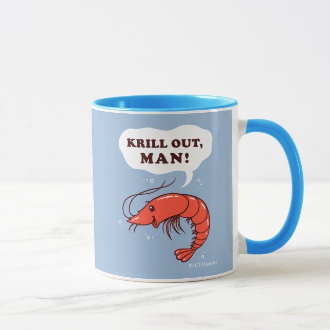 Krill Out Man Mug (Right)