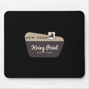Kring Point State Park New York Welcome Sign Vacat Mouse Pad