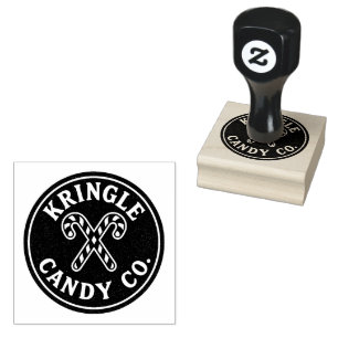 Kringle Candy Company Christmas Rubber Stamp