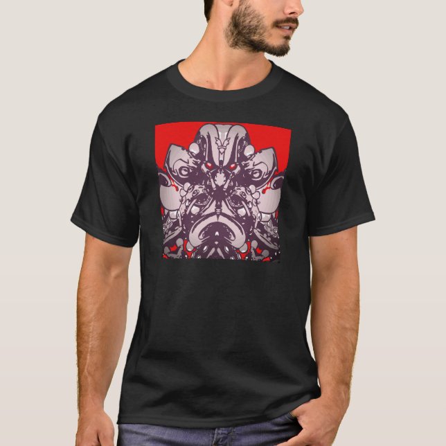 Kris Alan Apparel Alien Face T-Shirt (Front)