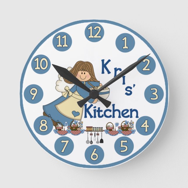 Kris' Kitchen Wall Clock   (Front)