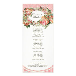 Kris London Beauty - Baroque English Rose Floral Rack Card