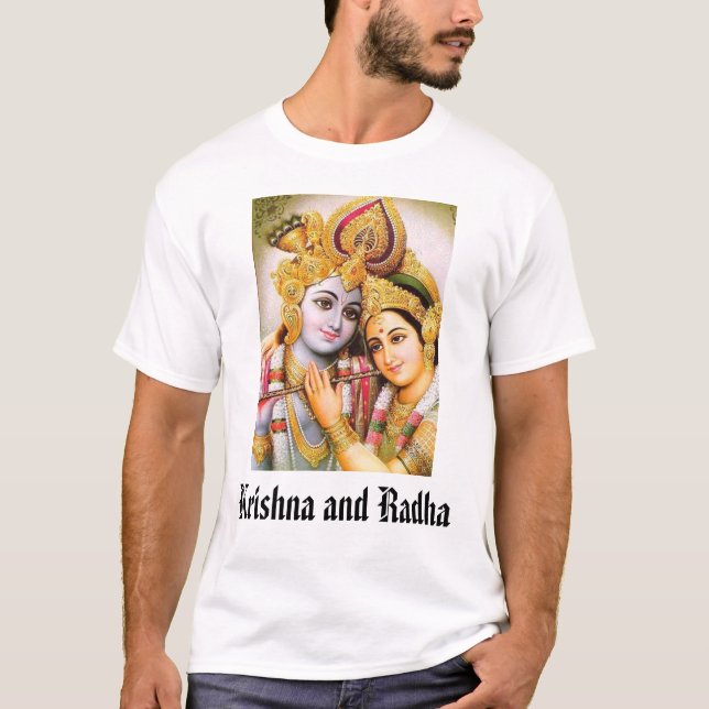 Krishna and Radha, Krishna and Radha T-Shirt (Front)