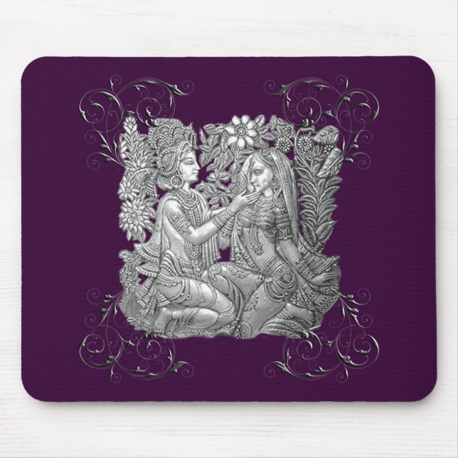 Krishna and Radha Mouse Pad (Front)