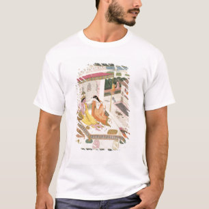 Krishna and Radha on a bed in a Mogul palace, Punj T-Shirt