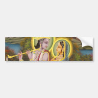 Krishna and Radha on lotus