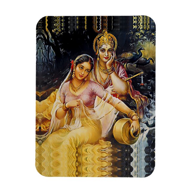 KRISHNA - hindu deity - Magnet (Vertical)