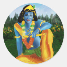 Krishna in garden