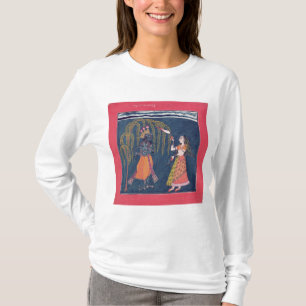 Krishna playing a flute, from the 'Vahula T-Shirt