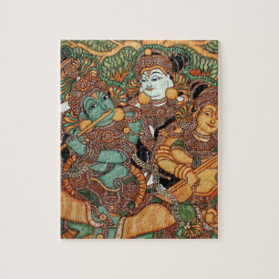 KRISHNA PLAYING THE FLUTE JIGSAW PUZZLE