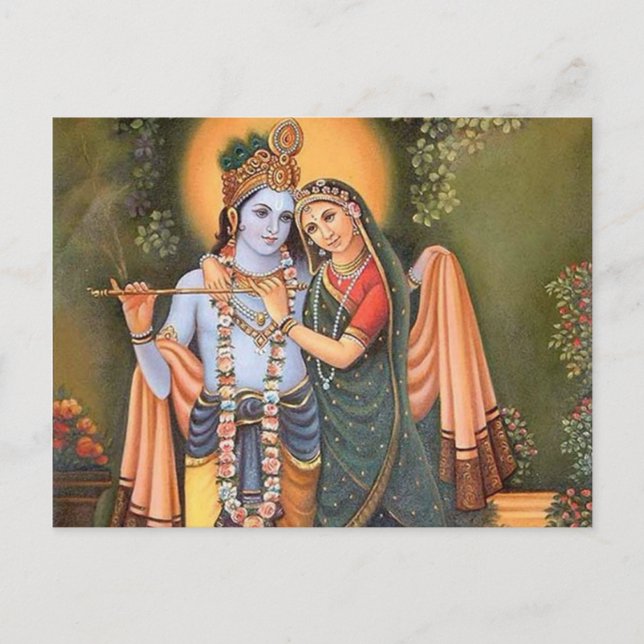 krishna postcard (Front)