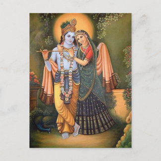 krishna postcard