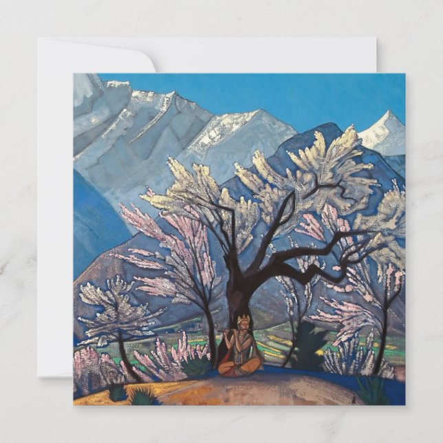 “Krishna - Spring in Kulu” by Nicholas Roerich Invitation (Front)