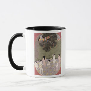 Krishna with the Cow Girls' clothes, Mug