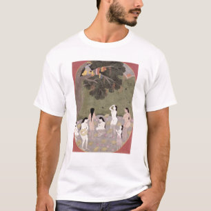 Krishna with the Cow Girls' clothes, T-Shirt
