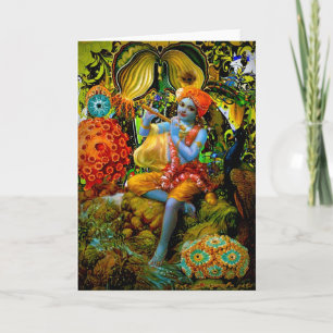 Krishna's Flute Card