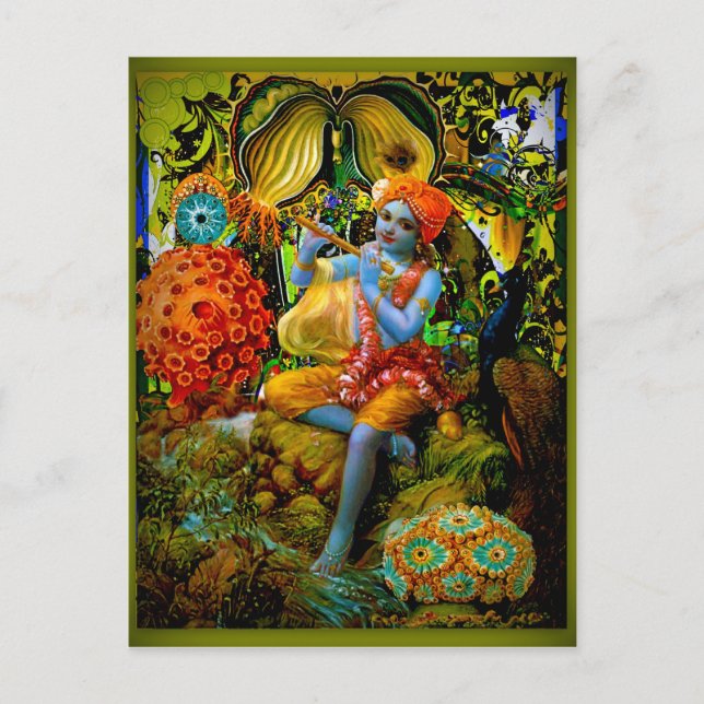 Krishna's Flute Postcard (Front)