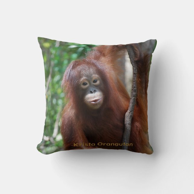 Krista Orangutan Cushion (Front)