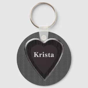 Krista Stole My Heart Keychain