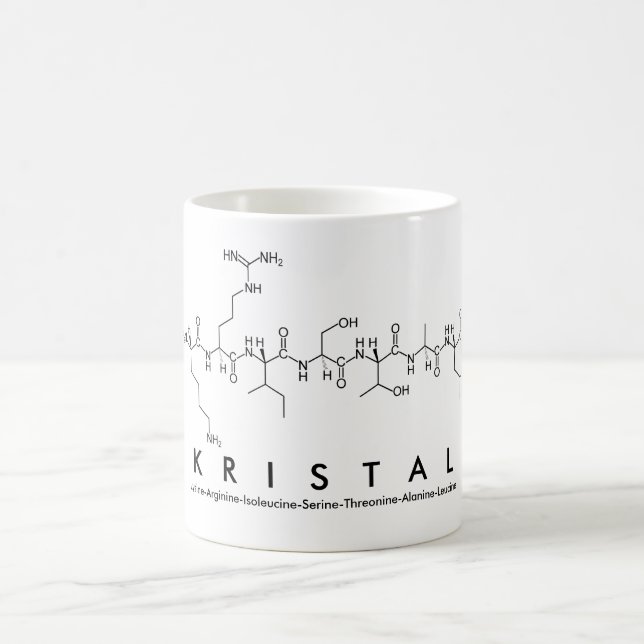 Kristal peptide name mug (Center)