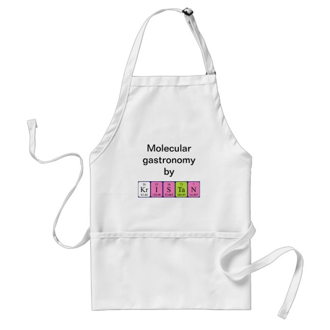 Kristan periodic table name apron (Front)