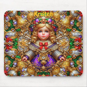 KRISTEN ~ A GOLDEN Christmas ~   Mouse Pad