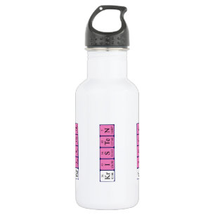 Kristen periodic table name water bottle