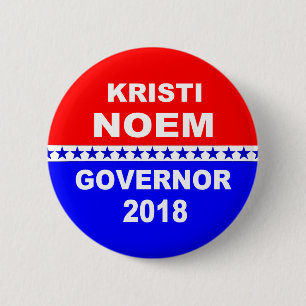 Kristi Noem Governor South Dakota 2018 6 Cm Round Badge