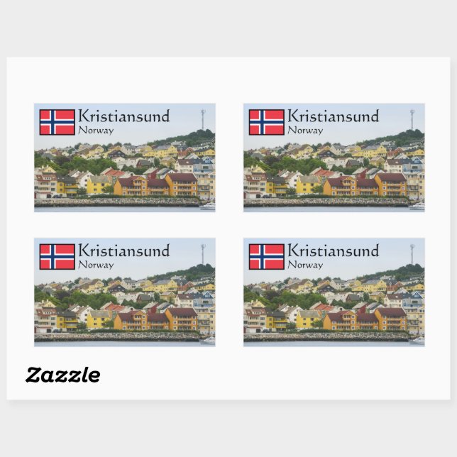 Kristiansund Norway Rectangular Sticker (Sheet)
