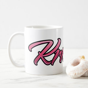 Kristina faded pink cup tea cup coffee cup