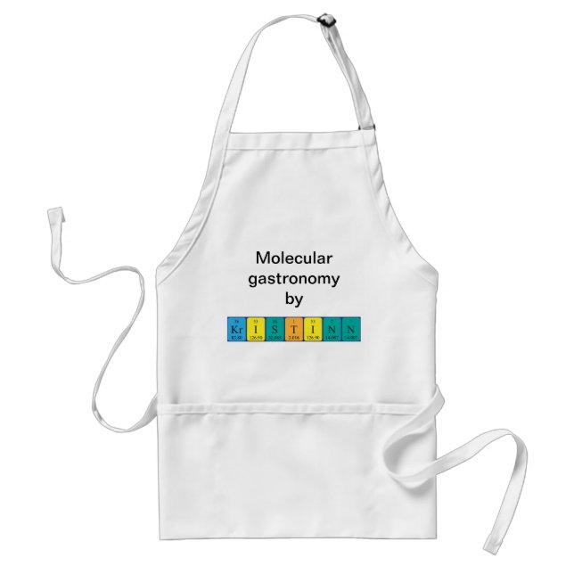 Kristinn periodic table name apron (Front)