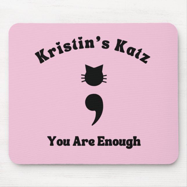 Kristin's Katz Mouse Pad (Front)