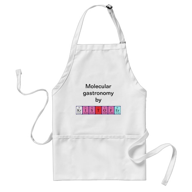 Kristofer periodic table name apron (Front)