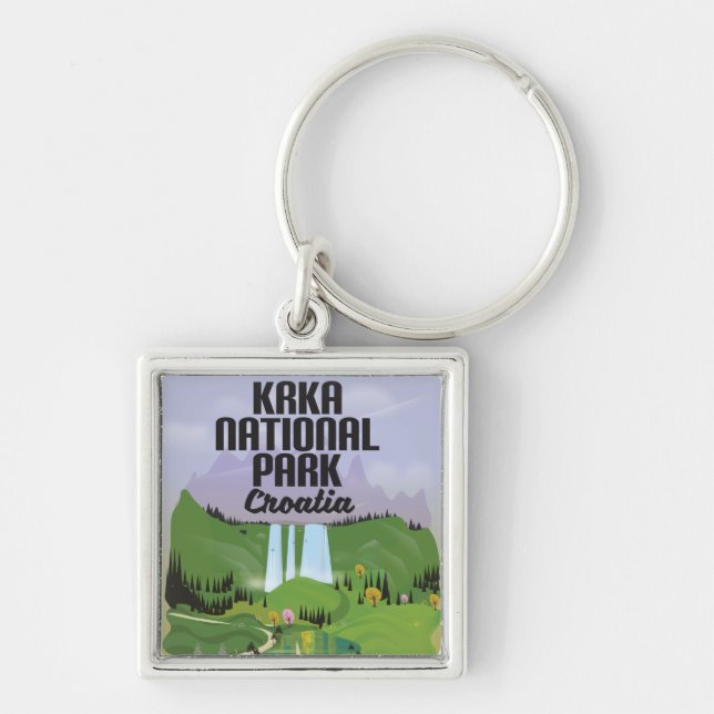 Krka National Park Croatia Key Ring (Front)