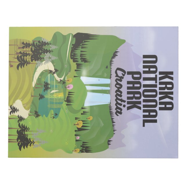 Krka National Park Croatia Notepad (Front)