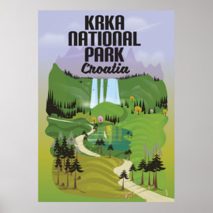 Krka National Park Croatia Poster