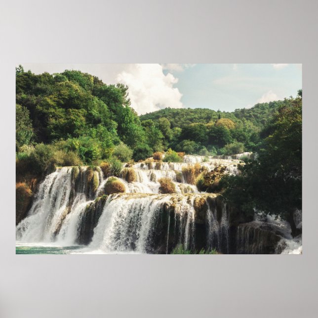 Krka National Park - waterfall Skradinski buk Poster (Front)