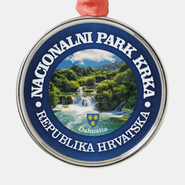 Krka NP Metal Ornament (Front)