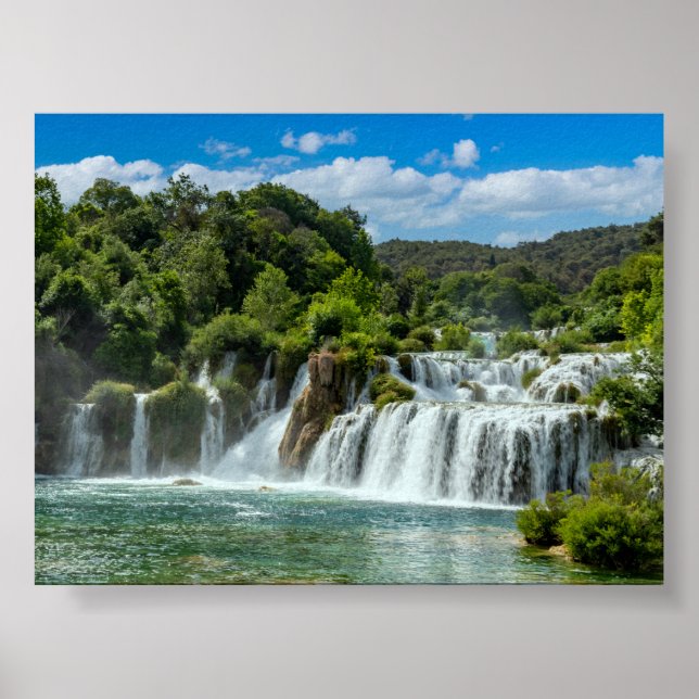 Krka waterfall poster (Front)